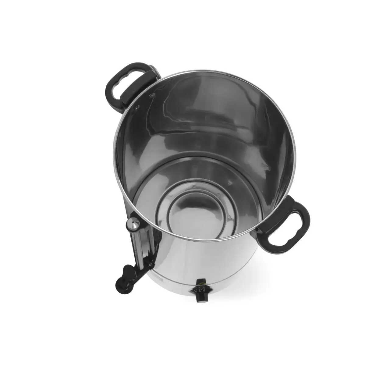Percolator / cafetiera profesionala, 6lt, Hendi, cu pereti dubli din inox, 1500W, diam. 241x (H)480 mm, robinet anti-picurare, temperatura ajustabila pana la 100 C, filtru incorporat pentru cafea macinata - imagine 2