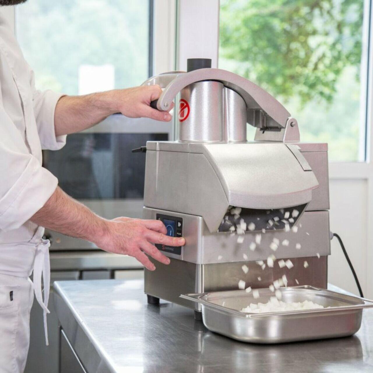 Masina multifunctionala profesionala SAMMIC CK-35V, bloc motor + taietor legume - imagine 3