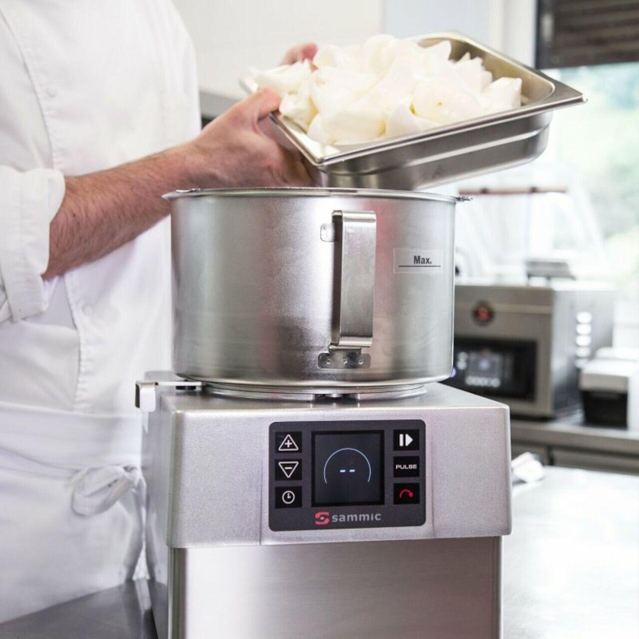 Masina multifunctionala profesionala SAMMIC CK-35V, bloc motor + taietor legume - imagine 2