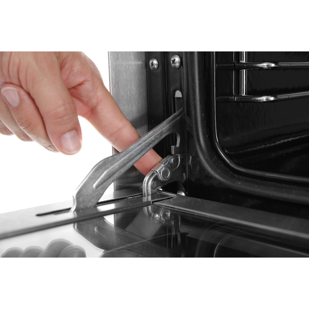 Cuptor convectie cu umidificare Hendi H90S, 4 tavi 438x315 mm incluse, 2 elemente incalzire, 2 ventilatoare, termostat reglabil 50-300 gr C, timer 0-120 min, 2670W, 595x595x(H)570 mm - imagine 7