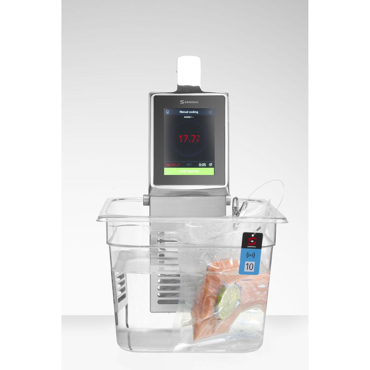 Circulator de imersie SmartVide X pentru gatit sous vide, Sammic, Argintiu, 230V/2000W, 125x148x(H)385mm - imagine 2