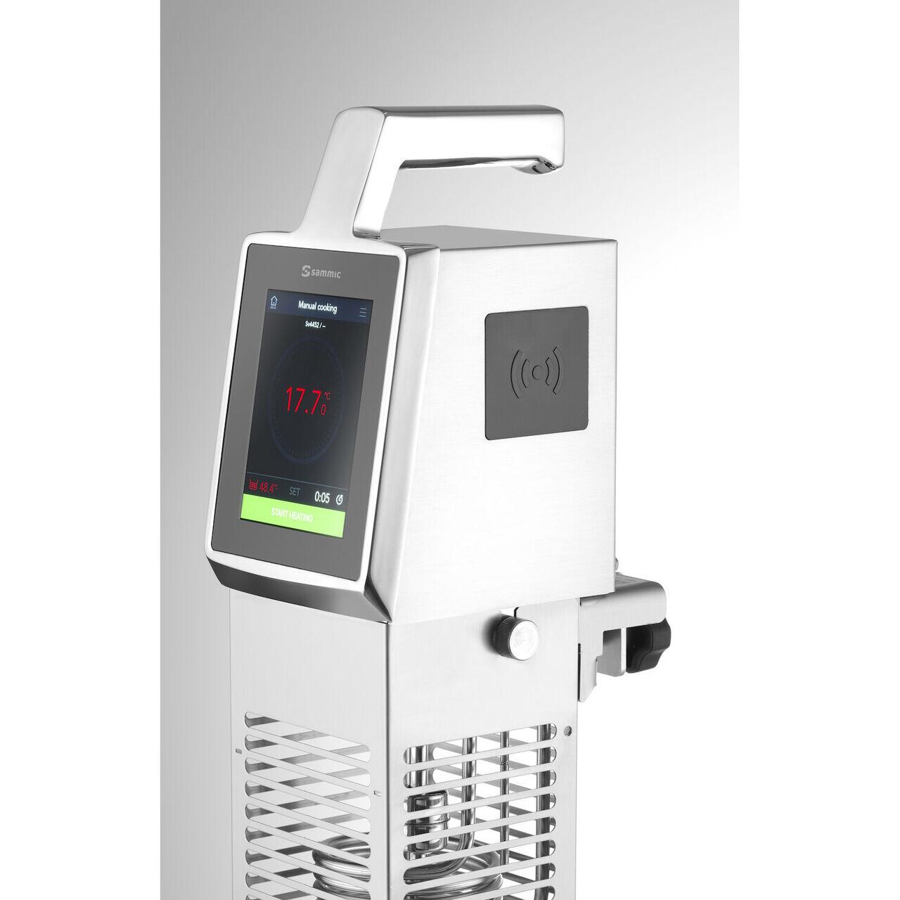 Circulator de imersie SmartVide X pentru gatit sous vide, Sammic, Argintiu, 230V/2000W, 125x148x(H)385mm - imagine 3