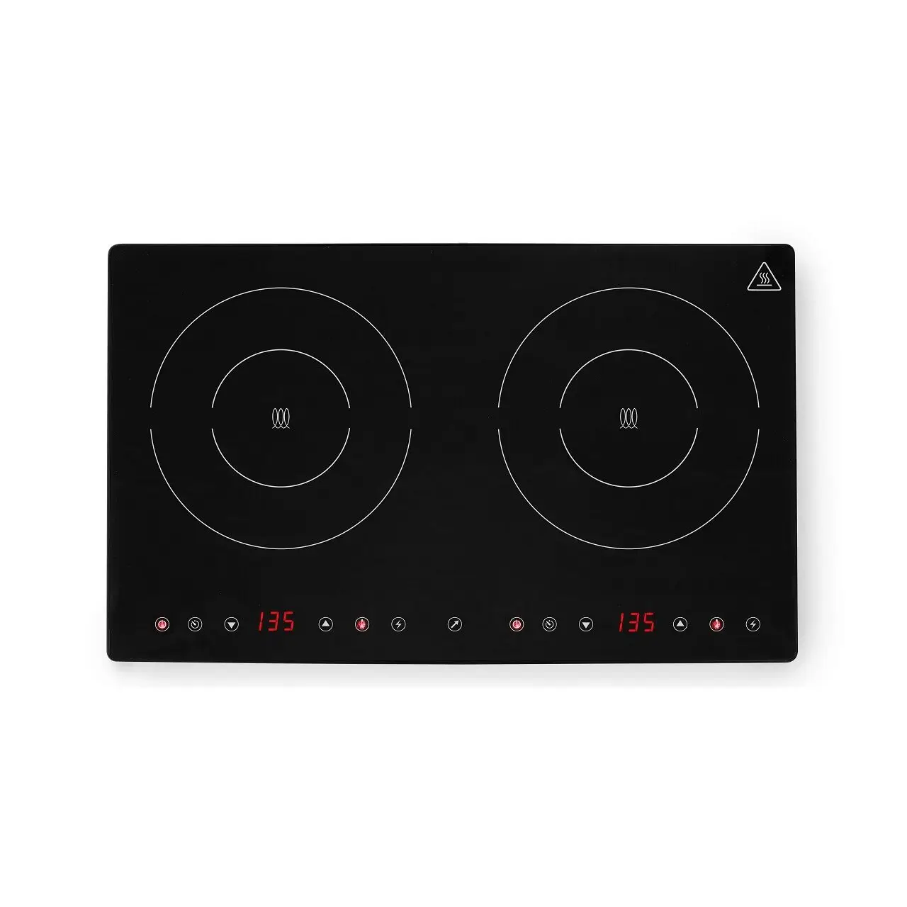 Plita dubla cu inductie Black Line, 3500W, 608x370x(H)61mm - imagine 5