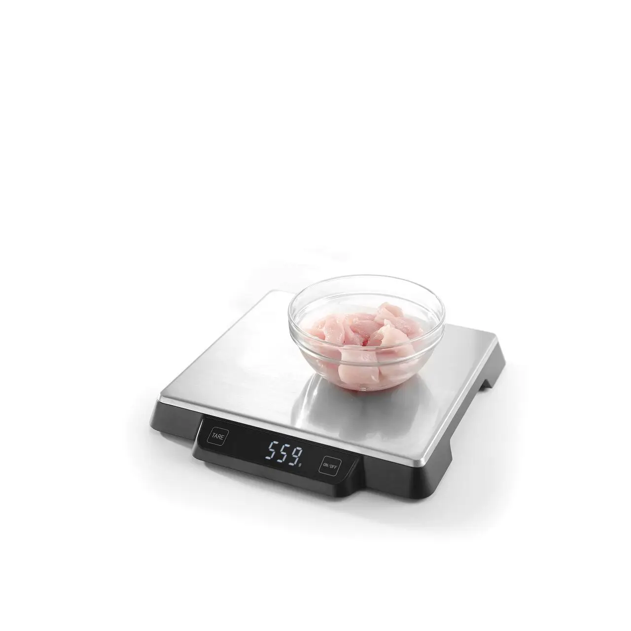 Cantar de bucatarie, inox, 15kg cu precizie de ±1g, 266x269x(H)34mm - imagine 5