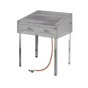 Husa Hendi protectie din PEVA rezistent UV - Green Fire 2 arzatoare 149508
