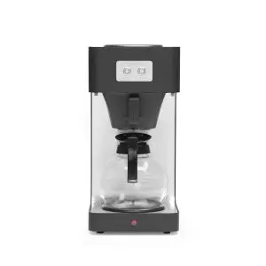 Aparat cafea Hendi Profi Line vas sticla capacitate 1.8 litri, 2 zone de incalzire, indicator luminos, 2020 W, 204x380x(H)425 mm