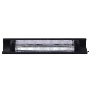 Incalzitor terasa Patio cu infrarosu, negru, 220-240V/2500W, 879x85x(H)195 mm