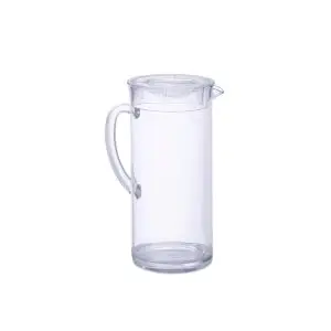 Carafa suc Hendi, cu capac, plastic transparent SAN, 2 l, 12x25 cm