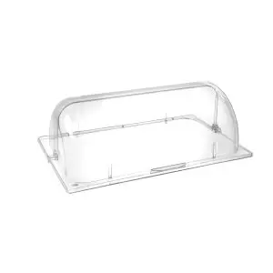 Capac Rolltop GN 1/1 pliabil, Hendi, transparent, policarbonat