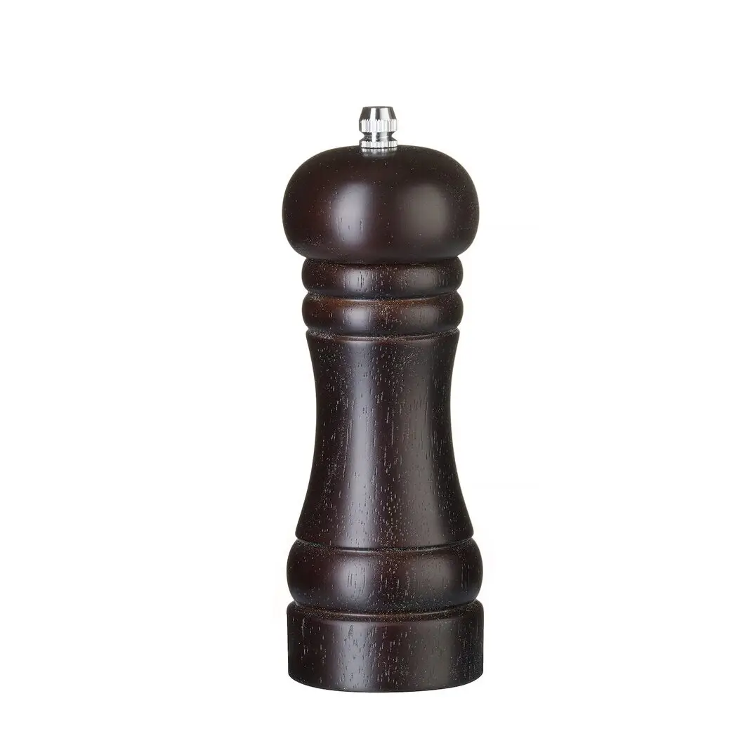 Rasnita pentru piper Hendi, lemn inchis, ø57x(H)165 mm