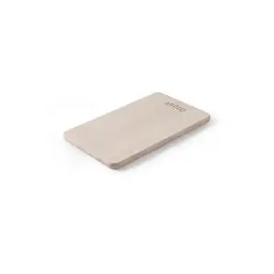 Tocator solid din lemn de fag, 340x200x(H)14 mm, Hendi