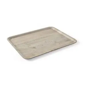 Tava de servire laminata cu imprimeu pe lemn deschis Hendi,dimensiune 330x430mm