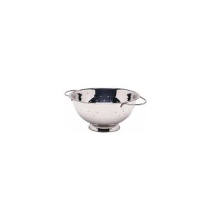 Colander Hendi, otel inoxidabil, cu baza si 2 manere, 280x(H)135 mm