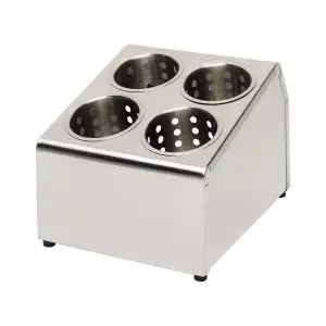 Suport Hendi pentru 4 cosuri tacamuri, Inox, 255x295x(H)215 mm