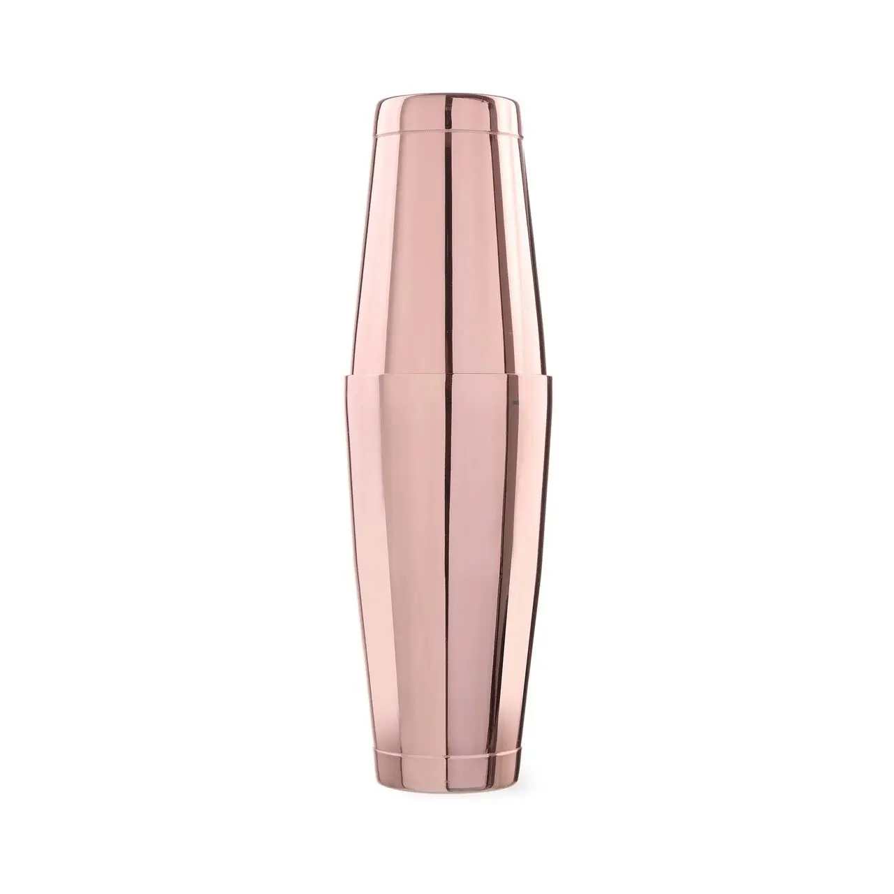 Shaker Cocktail Hendi, fabricat din otel inoxidabil invelit in cupru, din 2 parti, 600/800 ml, 90x(H)140 mm/ 92x(H)174 mm