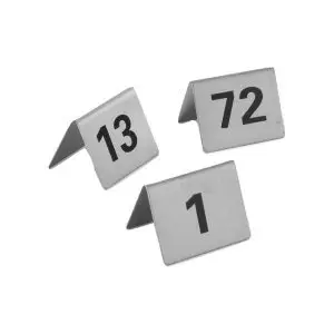 Semn Hendi pentru masa - numere 1-12, 55x52x(H)35 mm