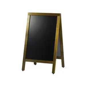 Tabla stradala dubla, rama lemn, 50x85 cm, Hendi