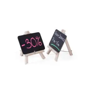 Tabla Hendi pentru masa, suport lemn, 148x97 mm - set 2 buc