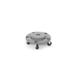 Carucior rotativ cu 5 roti pentru container gunoi 120 litri ?580x(H)130 mm