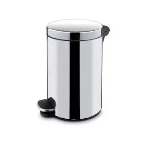 Cos de gunoi rotund cu pedala, inox, 20L, ø300x(H)440mm
