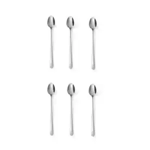 Set 6 x lingurite cu coada lunga Sundae, (L) 19.8 cm, inox, Hendi Profi Line