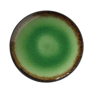 Farfurie Fine Dine, Beryllium diametru 254 mm, portelan, decorat manual