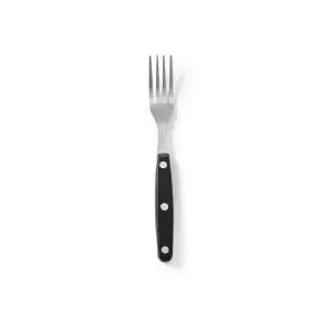 Set 6 x furculite, ideale pt friptura, lama inox, maner plastic, lungime 20 cm, Hendi Kitchen Line