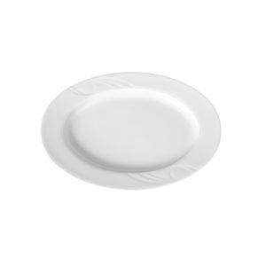 Platou Hendi oval 290x200 mm, portelan, gama KARIZMA