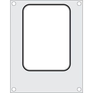 Matrita sigilare pentru un recipient cu un compartiment 187x137 mm