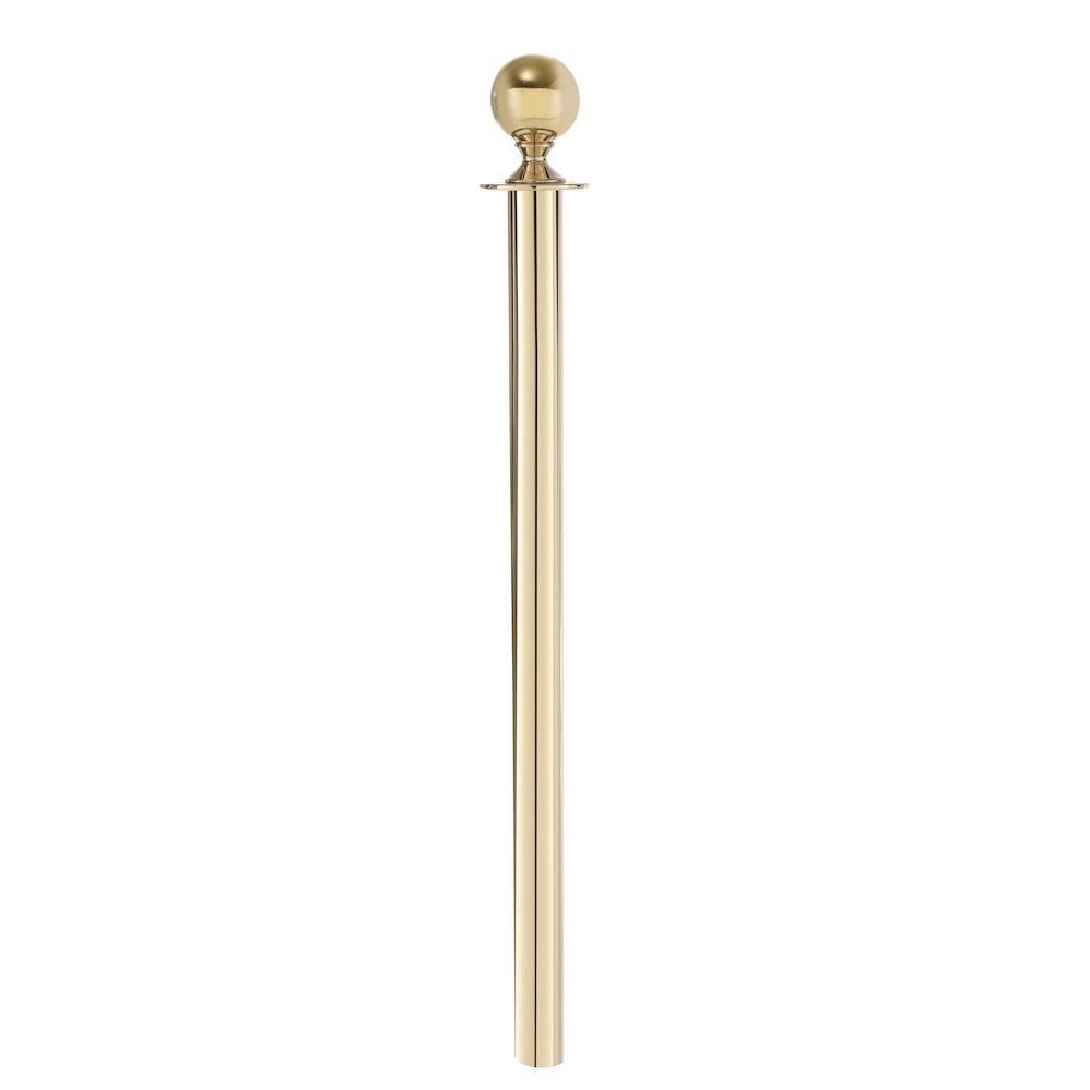 Stalp de delimitare Hendi, auriu, finisaj tip oglinda, inox, ø51x935mm – BAZA NU ESTE INCLUSA