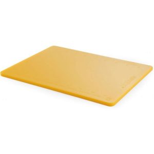 Tocator Perfect-Cut galben, 500x380x(H) 12 mm, Hendi, polietilena HDPE potrivit si pentru uz profesional