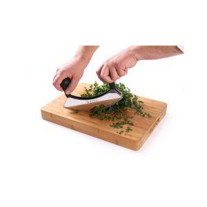 Cutit special pentru tocat, lama dubla inox, 230 mm, Hendi