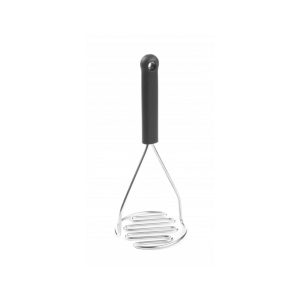 Zdrobitor cartofi / legume pentru piure / supe crema, Hendi, inox cu maner bachelita, 95x(H)230 mm