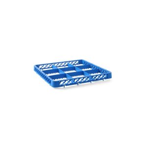 Cos universal pentru masina de spalat vase, polietilena Hendi, Albastru 500x500x(H)45 mm