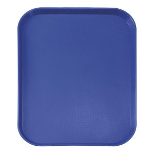 Tava servire fast food albastra din polipropilena Hendi 265x345x(h)20 mm