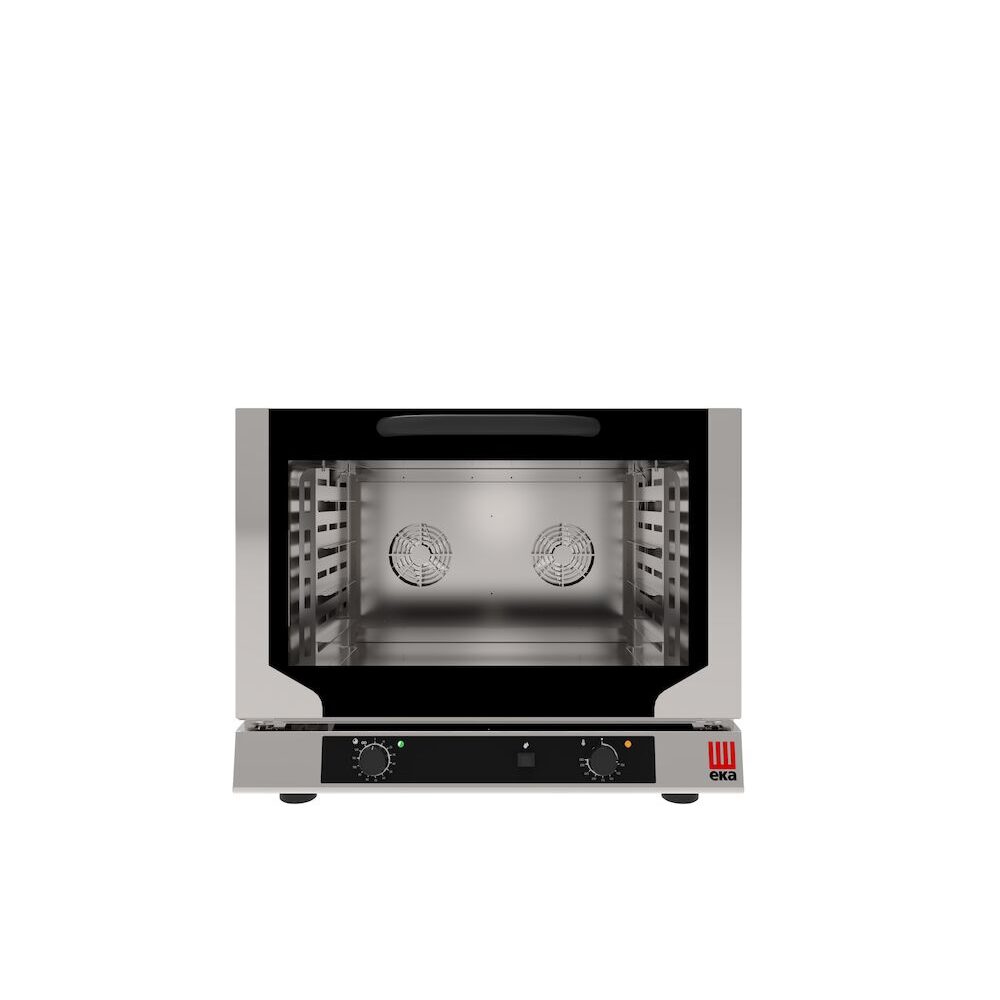 Cuptor de brutarie cu convectie si umidificare, control electromecanic, Tecknoeka, 3.4 kW/230 V, 783x755x(H)634 mm