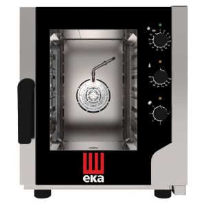 Cuptor Tecnoeka cu convectie si abur – Evolution New 5 x GN 2/3, electric, cu pulverizare directa, control electromecanic, GN 2/3, 230V, 3200W