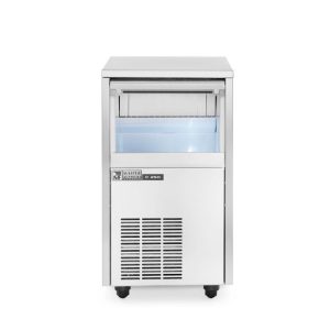 Masina cuburi de gheata, Master Frost & Hendi, otel inoxidabil, 28 kg/24 h, cub forma tip glont / 18 gr, 230 V/385 W, 400x460x(H)670 mm