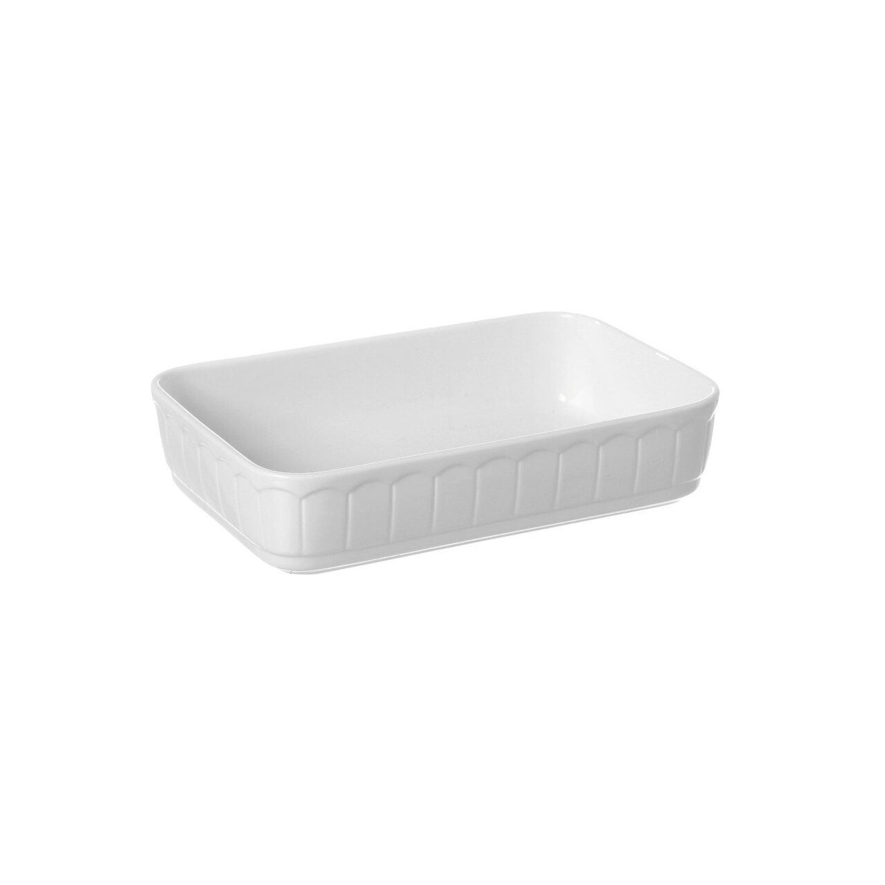Vas cuptor dreptunghiular, Hendi, din portelan termorezistent pana la 600 gr C, 375x260x75 mm - imagine 2