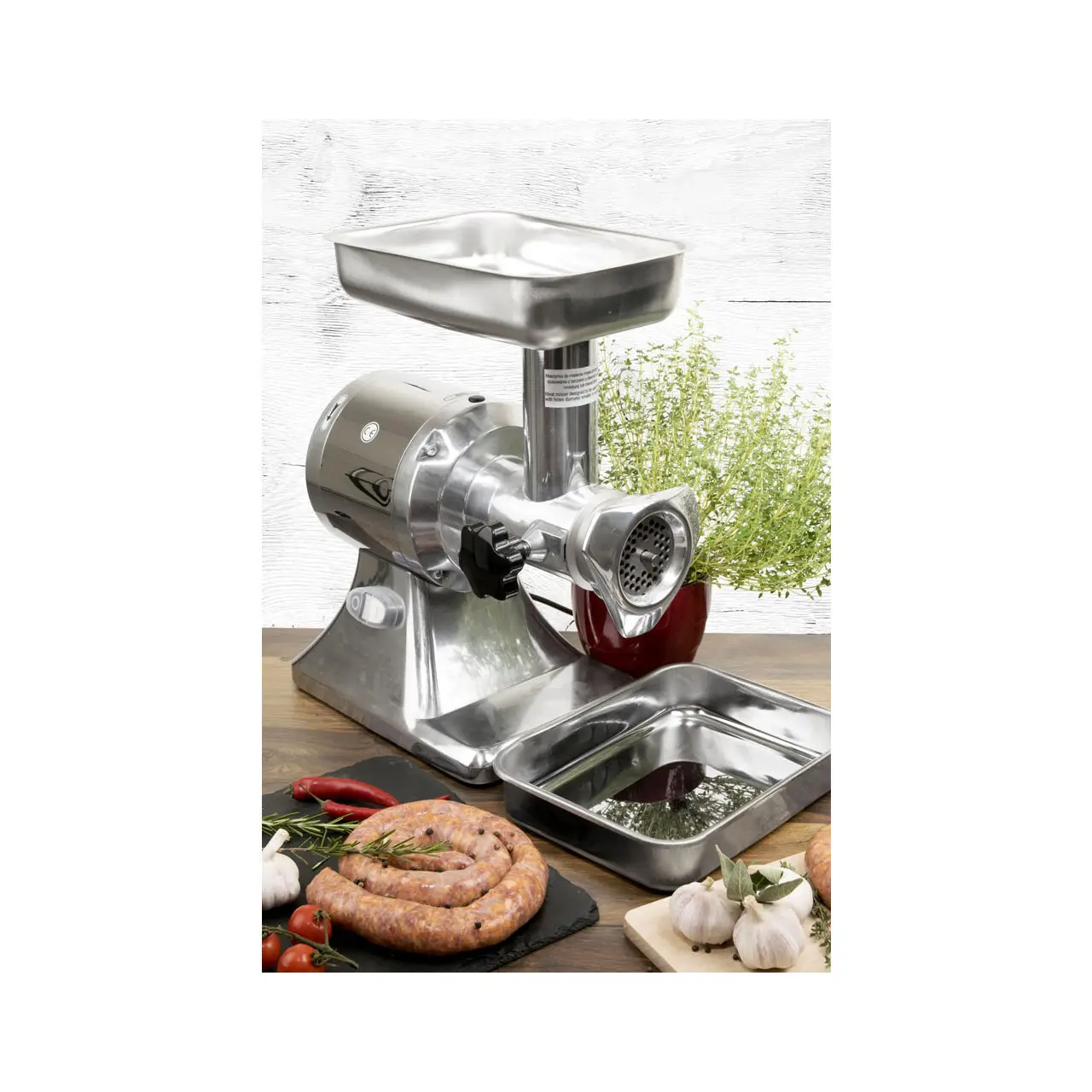 Masina de tocat carne profesionala, 300 kg carne/ora, Hendi Profi Line 22, 1100 W - imagine 7