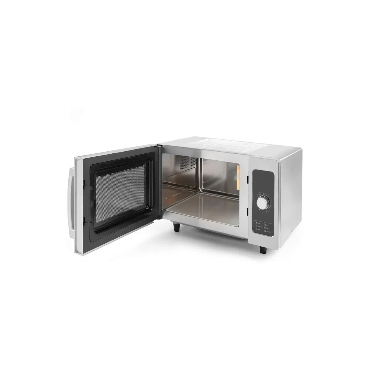 Cuptor microunde profesional, 25 lt, inox, control cu un singur buton, putere iesire 1000W, Hendi, 511x432x(H)311 mm - imagine 4