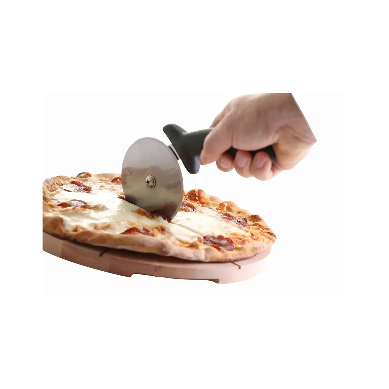 Rola taiat aluat/pizza, inox, diametru 10 cm x lungime 23 cm, Hendi - imagine 2