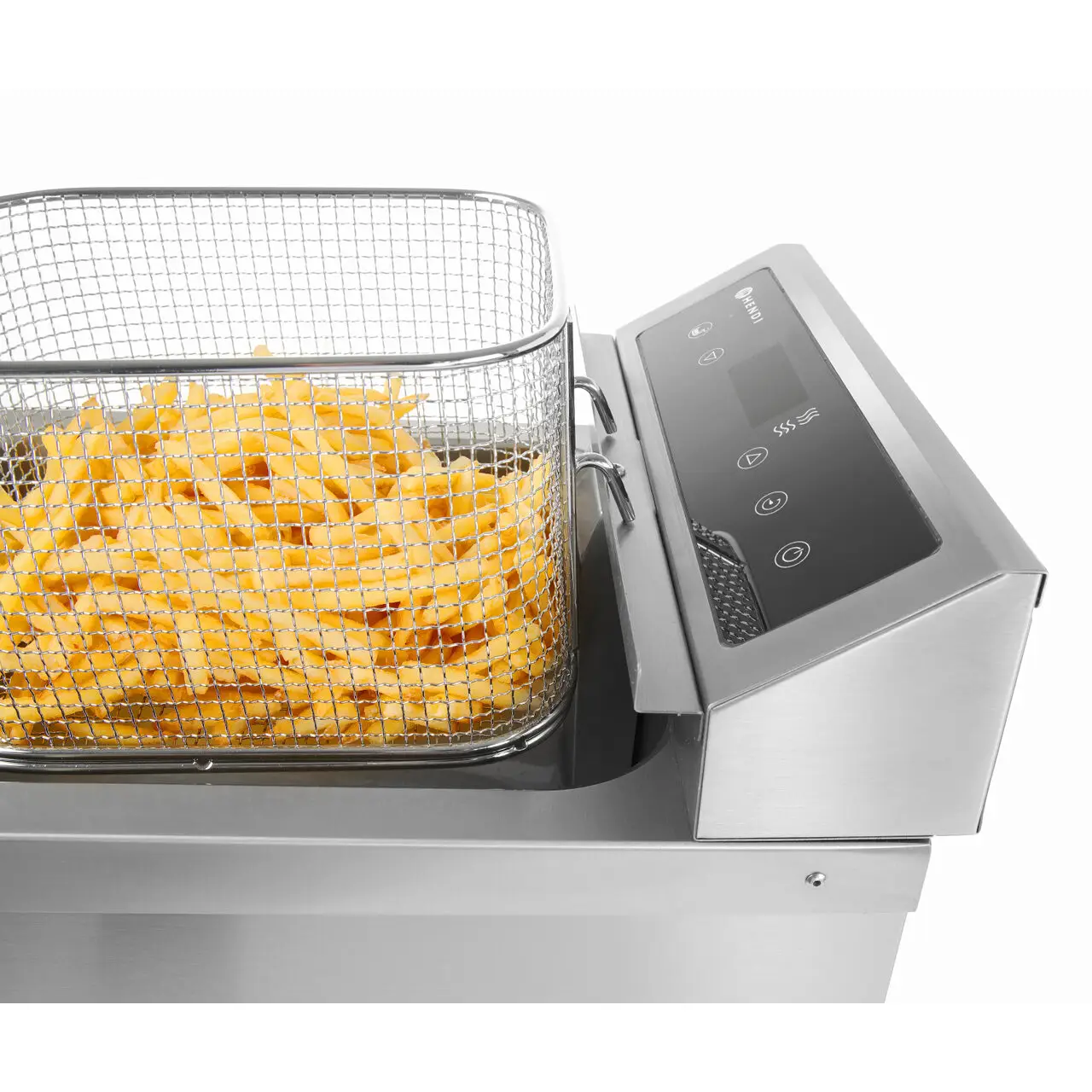 Friteuza cu inductie Hendi Kitchen Line, 8 lt, corp inox, 3500W, functie boost pentru incalzire rapida, Hendi, 290x485x(H)406mm - imagine 4
