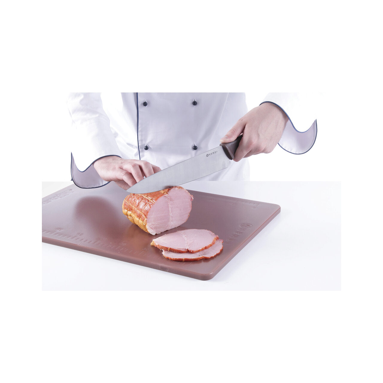 Tocator Perfect-Cut maro, 500x380x(H) 12 mm, Hendi, polietilena HDPE, recomandat pentru? carne gatita, potrivit si pentru uz profesional - imagine 2