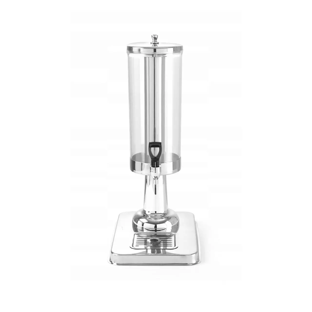 Dispenser suc 3 litri, suport inox, container din policarbonat, Hendi, robinet antipicurare, 215x315x490 mm - imagine 4