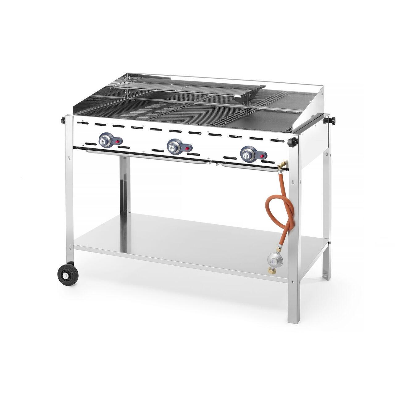 Grătar Green Fire cu 3 arzătoare, HENDI, Profi Line, 17,4 kW, 1078x612x(H)825mm - imagine 3