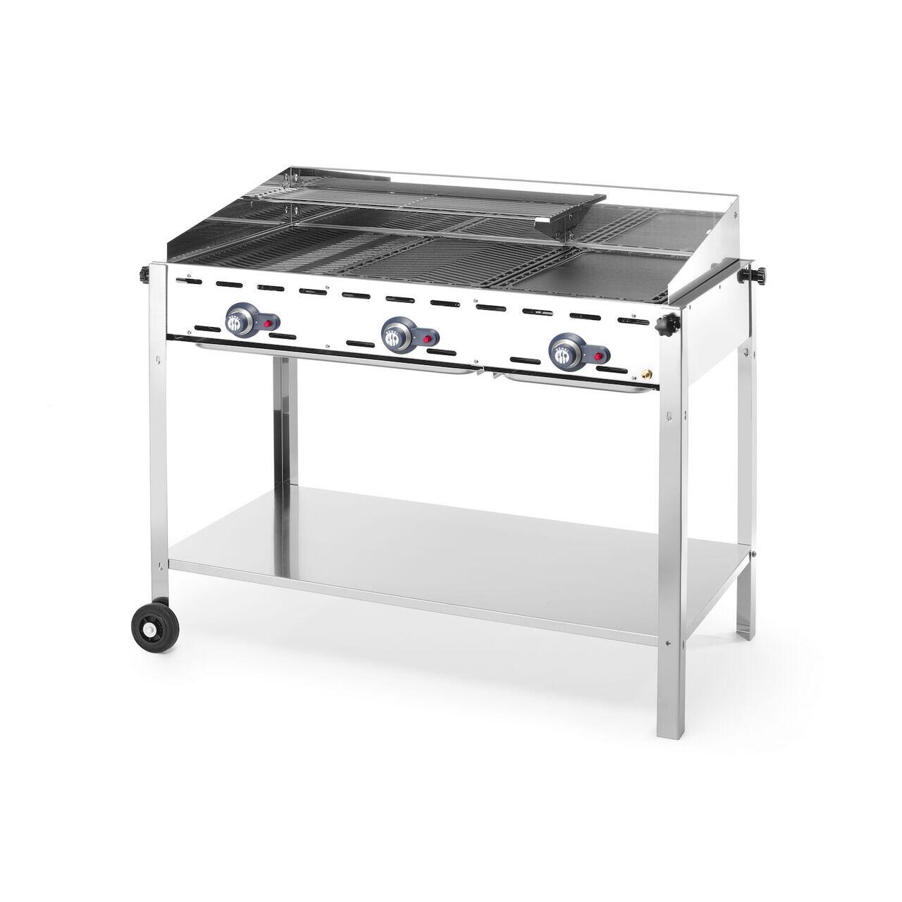 Grătar Green Fire cu 3 arzătoare, HENDI, Profi Line, 17,4 kW, 1078x612x(H)825mm - imagine 4