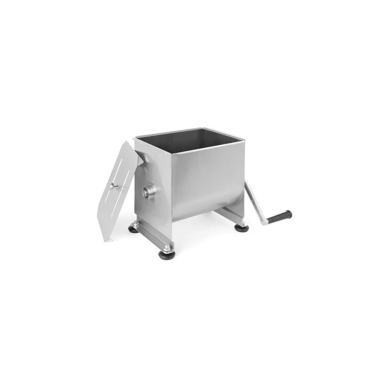 Aparat manual Hendi pentru mixare/amestecare carne pentru carnati, capacitate 18 L, 7kg, inox AISI 304, 580x250x(H)415mm - imagine 3