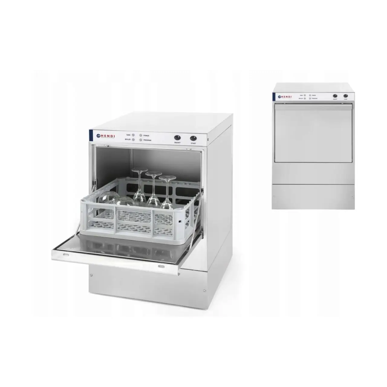 Masina de spalat pahare K40, HENDI, Masina profesionala de spalat pahare cu pompa de detergent K40 Hendi 230 W 470x510(+325)x(H)710 mm, 230V/2800W, 510x470x(H)710mm - imagine 3