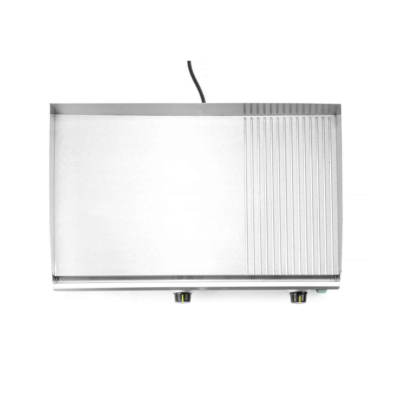 Grill 2/3 neted, 1/3 striat, Kitchen Line, 220-240V/3500W, 697x474x(H)241mm - imagine 3